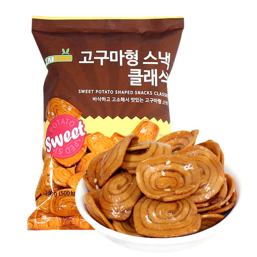 【4.8爱逛直播】3袋！韩国进口涞可猫耳朵/海螺酥 商品图1