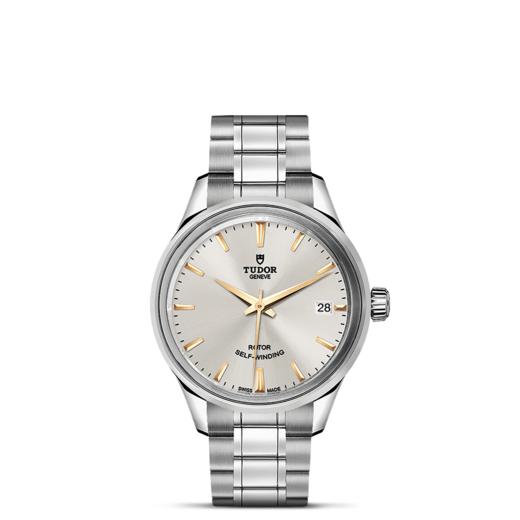 帝舵风尚系列 | 钢表壳，直径34毫米  银色表盘 商品图1