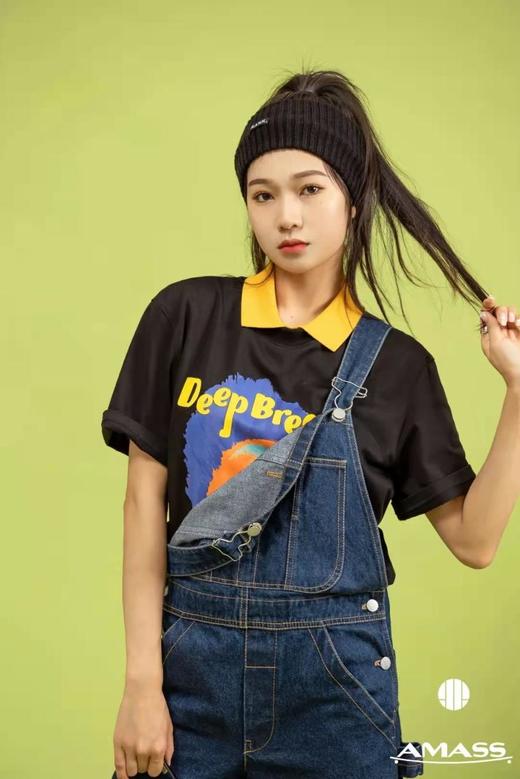 3楼阿玛施AMASS姜黄色polo 商品图2