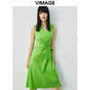 VIMAGE纬漫纪夏季新款女装无袖长款连衣裙长裙V1507153 商品缩略图2