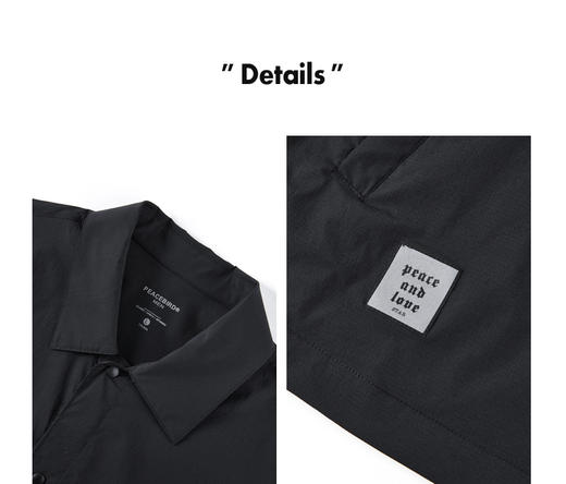 太平鸟男装 教练夹克男2022年新款宽松外套B2BCC2250 商品图2