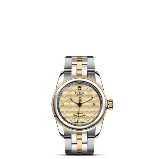 帝舵骏珏日历型 | 钢表壳，直径26毫米  镶钻表盘 商品图1