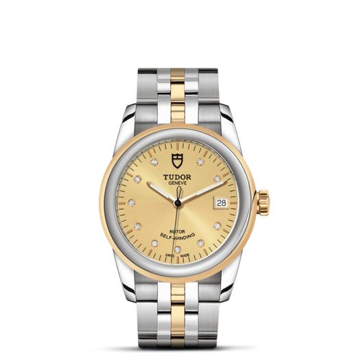 帝舵骏珏日历型 | 钢表壳，直径36毫米  镶钻表盘 商品图1