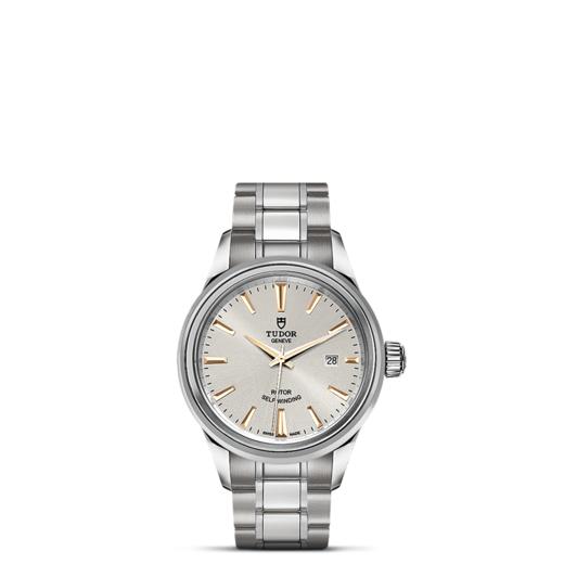 帝舵风尚系列 | 钢表壳，直径28毫米  银色表盘 商品图1