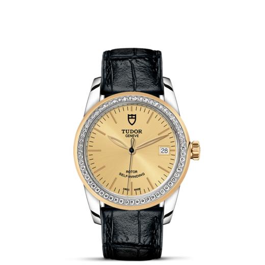 帝舵骏珏日历型 | 钢表壳，直径36毫米  镶钻外圈 商品图1