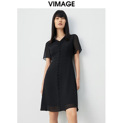 VIMAGE纬漫纪V1307970连衣裙 商品图4