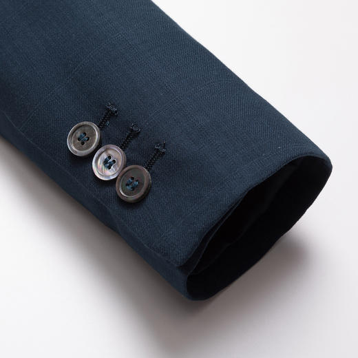 【上衣+裤子】罗蒙春季双排扣修身西服套装女士正装商务通勤格子西装 商品图7