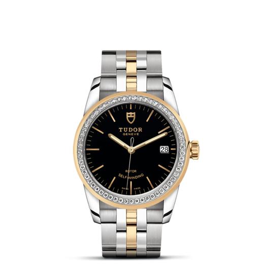 帝舵骏珏日历型 | 钢表壳，直径36毫米  镶钻外圈 商品图1