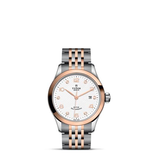 帝舵1926系列 | 钢表壳，直径28毫米  白色镶钻表盘 商品图1