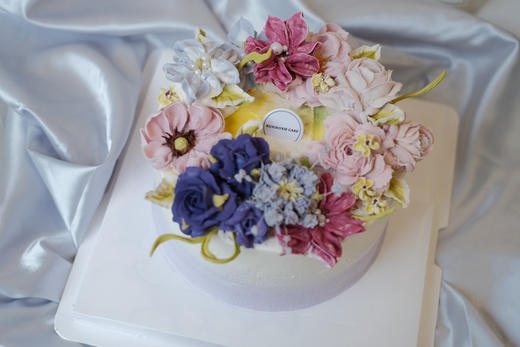 【春日记忆】奶油霜裱花｜自然系韩式裱花（默认火芒夹心） 商品图1