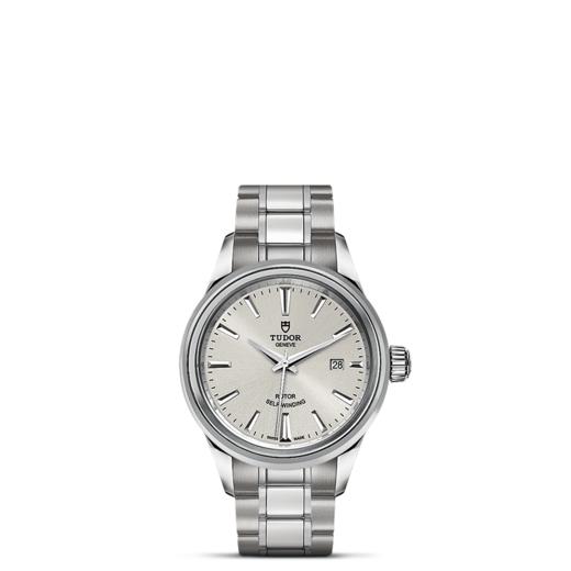 帝舵风尚系列 | 钢表壳，直径28毫米  银色表盘 商品图1