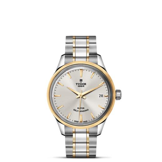 帝舵风尚系列 | 钢表壳，直径34毫米  黄金及钢外圈 商品图1