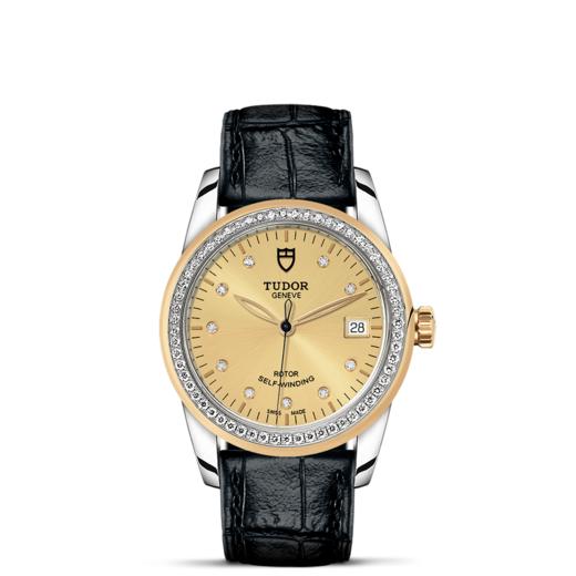 帝舵骏珏日历型 | 钢表壳，直径36毫米  镶钻表盘 商品图1