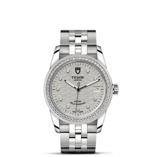 帝舵骏珏日历型 | 钢表壳，直径36毫米 镶钻表盘 商品图1