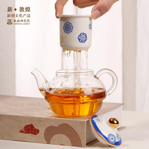 敦煌研究院【浮花同饮茶具套装】博物馆文创礼品国潮生日礼物送领导 商品图1