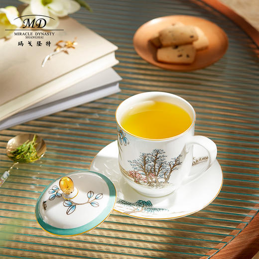 【玛戈隆特】B7F 西湖盛宴M20会务盖杯 中国风会议办公家用杯子 礼盒包装 商品图5