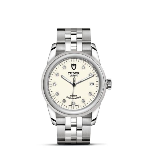 帝舵骏珏日历型 | 钢表壳，直径36毫米  镶钻表盘 商品图1