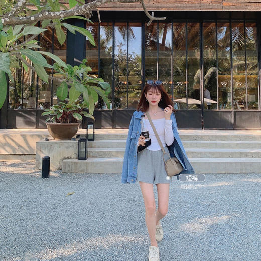 金蘑菇菇【半永久小灰裤】 也想穿小灰裤的一天！休闲长裤拖地裤 商品图0