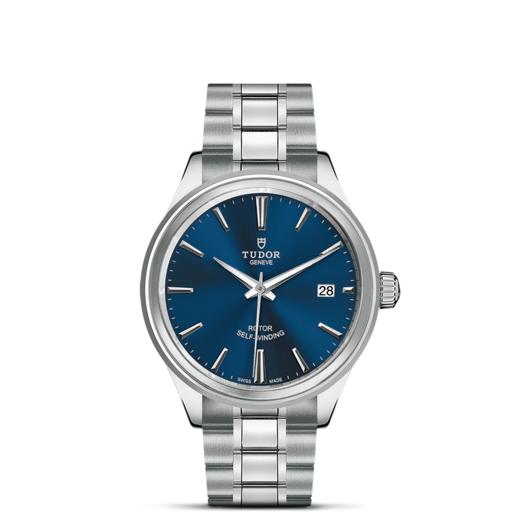 帝舵风尚系列 | 钢表壳，直径38毫米  蓝色表盘 商品图1