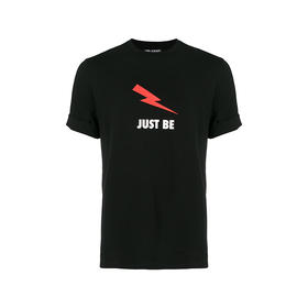 NEIL BARRETT 尼奥贝奈特 男士短袖T恤 黑色 BJT461 H509P 1076