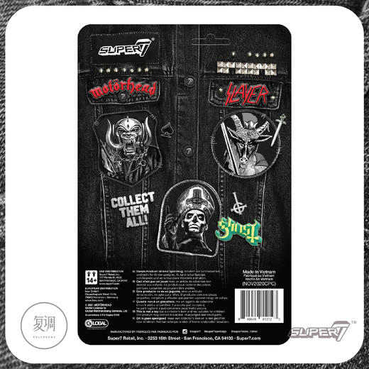 现货 Super7 Motorhead乐队 挂卡 电镀战猪 ⽇⽂卡面 商品图2