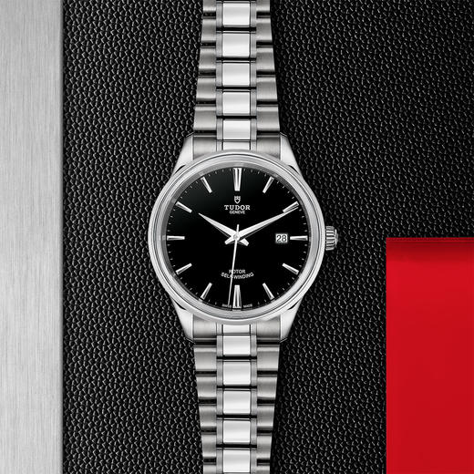 帝舵风尚系列 | 钢表壳，直径41毫米  黑色表盘 商品图0