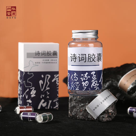 杜甫草堂 诗词胶囊 博物馆文创 创意生日礼物送闺蜜男女朋友鸡汤 商品图1