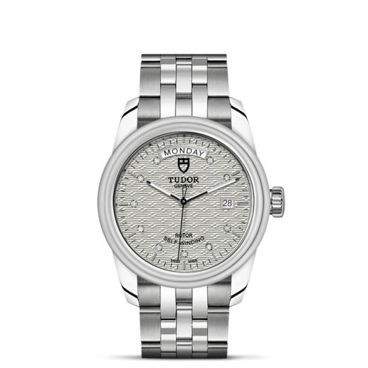 帝舵骏珏星期日历型 | 钢表壳，直径39毫米  镶钻表盘 商品图1