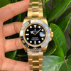 NOOB official劳力士全18k包金✔️✔️（11微米厚）水鬼私人订制版『clean全金水鬼为基础』型号116618LN-97208 黑盘,纯进口瑞士ETA2836自动机械机芯包18k真金❕❕ 商品缩略图2
