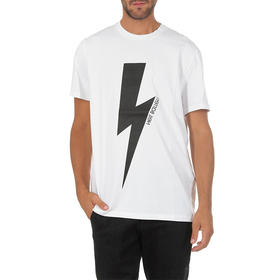 NEIL BARRETT 尼奥贝奈特 男士短袖T恤 白色 BJT455F H505P 526