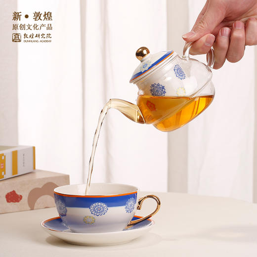 敦煌研究院【浮花同饮茶具套装】博物馆文创礼品国潮生日礼物送领导 商品图3