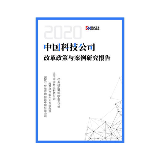 知本咨询中国科技公司改革政策与案例 研究报告 商品图1