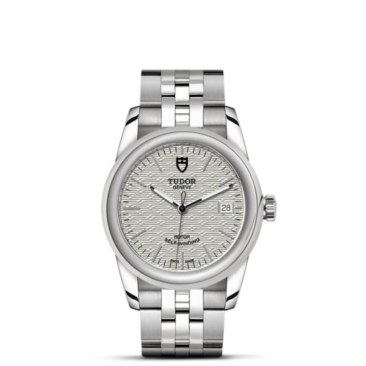 帝舵骏珏日历型 | 钢表壳，直径36毫米  银色表盘 商品图1