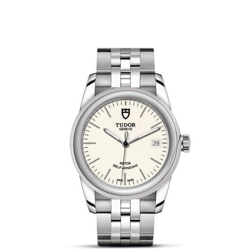 帝舵骏珏日历型 | 钢表壳，直径36毫米  蛋白色表盘 商品图1