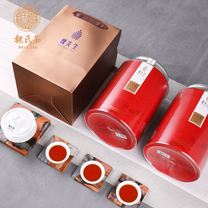 魏先生大红袍400 岩茶 216克/罐