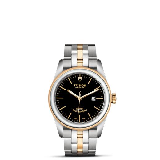 帝舵骏珏日历型 | 钢表壳，直径31毫米  黄金及钢外圈 商品图1