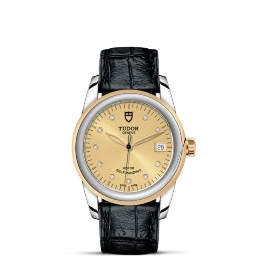 帝舵骏珏日历型 | 钢表壳，直径36毫米  镶钻表盘 商品图1