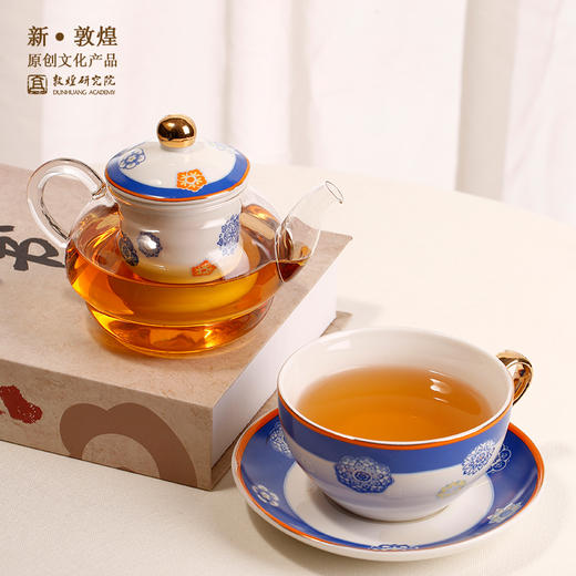 敦煌研究院【浮花同饮茶具套装】博物馆文创礼品国潮生日礼物送领导 商品图0