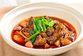 红焖带皮羊肉(份)