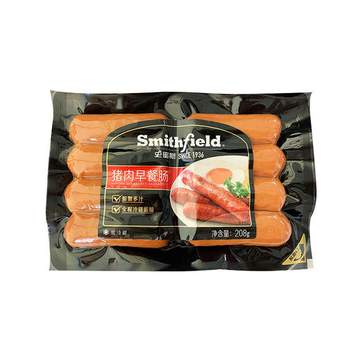 Smithfield猪肉早餐肠 208g 商品图0