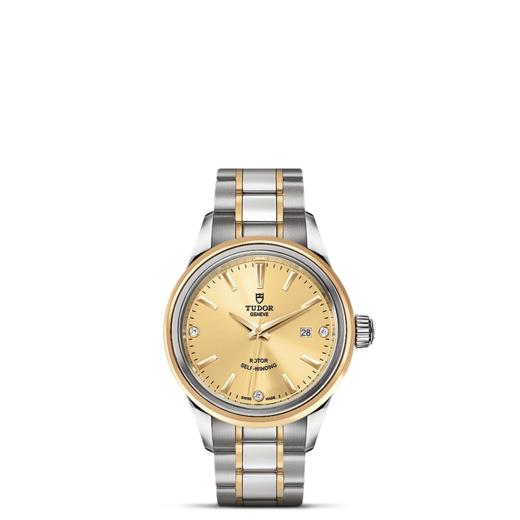 帝舵风尚系列 | 钢表壳，直径28毫米  镶钻表盘 商品图1