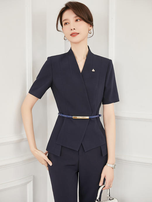 高端西装套装女气质女神范置业顾问工作服夏季高级感职业西服正装 商品图1