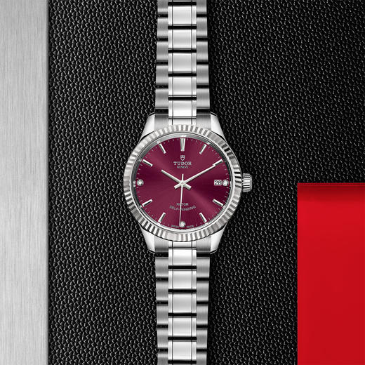 帝舵风尚系列 | 钢表壳，直径34毫米  镶钻表盘 商品图0