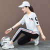 【图荣】运动服套装女2022新款春夏季薄款短袖炸街曳舞跑步时尚休闲两件套 商品缩略图1