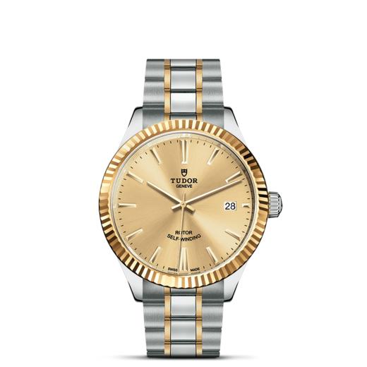 帝舵风尚系列 | 钢表壳，直径38毫米  黄金外圈 商品图1