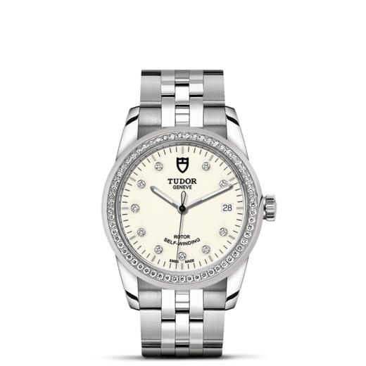 帝舵骏珏日历型 | 钢表壳，直径36毫米  镶钻表盘 商品图1