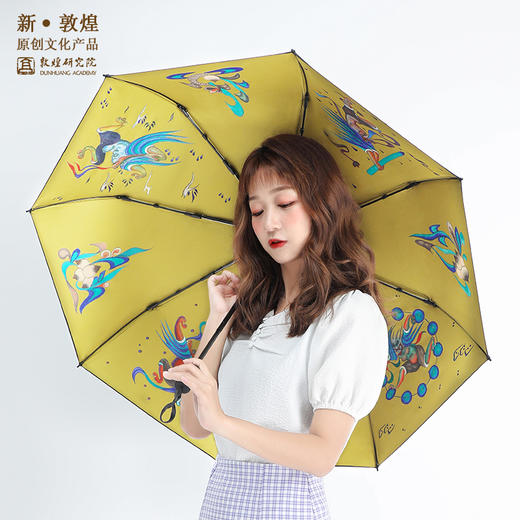 敦煌研究院【风雨雷电晴雨两用伞】防晒遮阳伞 生日礼物女生女友 商品图2