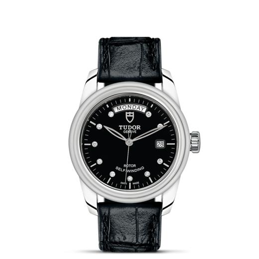 帝舵骏珏星期日历型 | 钢表壳，直径39毫米  镶钻表盘 商品图1