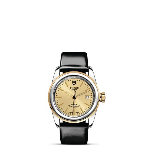 帝舵骏珏日历型 | 钢表壳，直径26毫米  黄金及钢外圈 商品图1