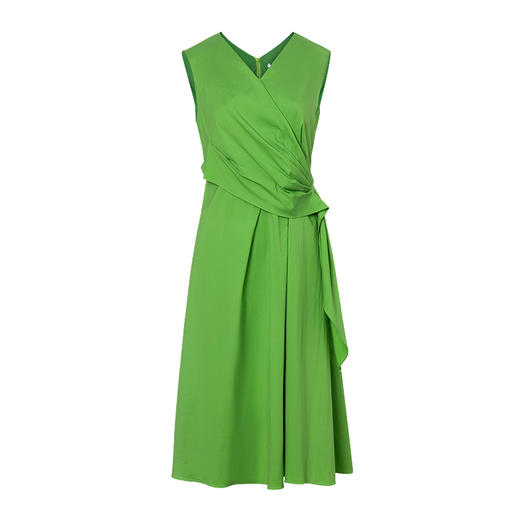 VIMAGE纬漫纪夏季新款女装无袖长款连衣裙长裙V1507153 商品图4